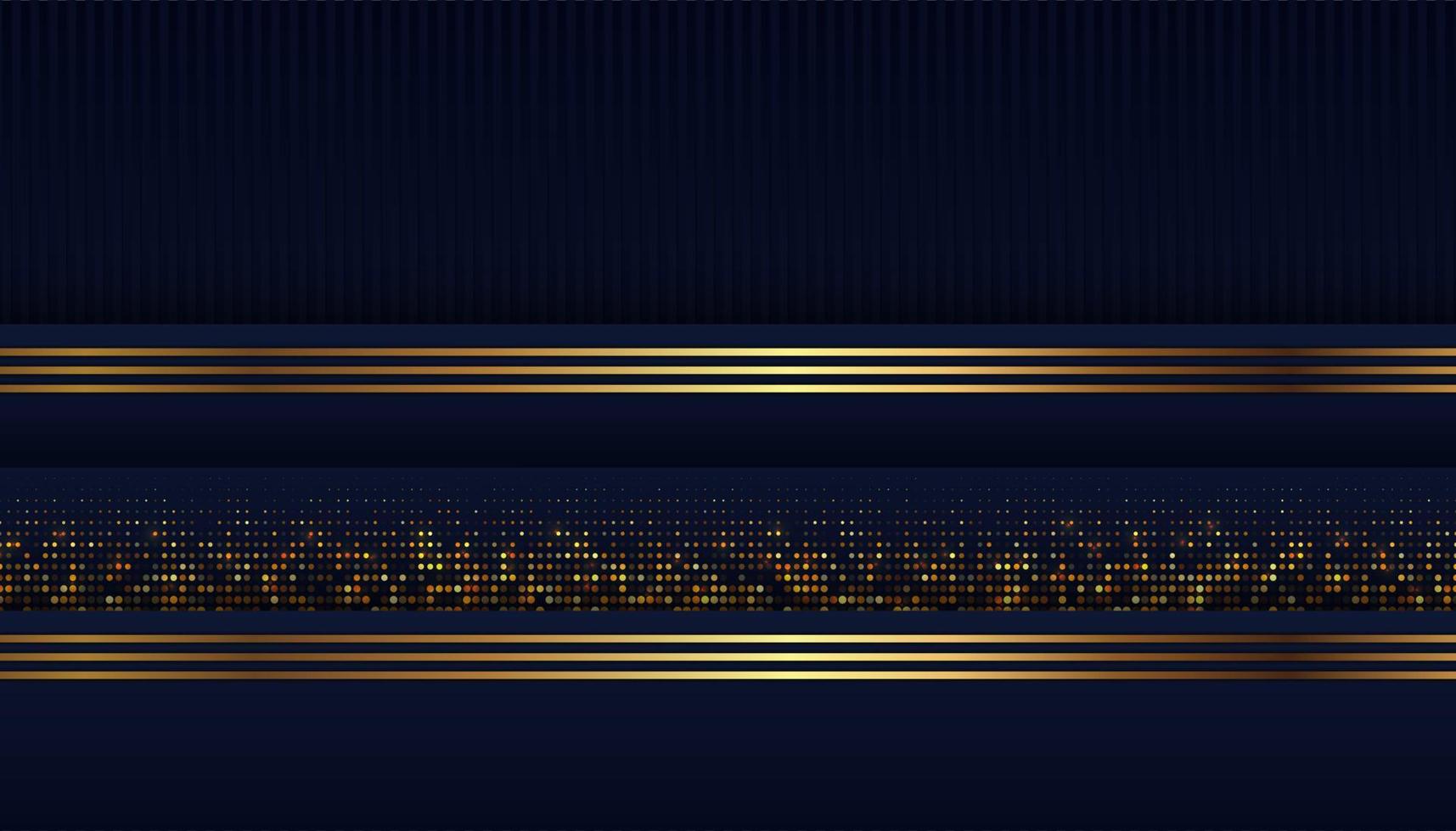 abstract dark blue shape with overlap background vector
