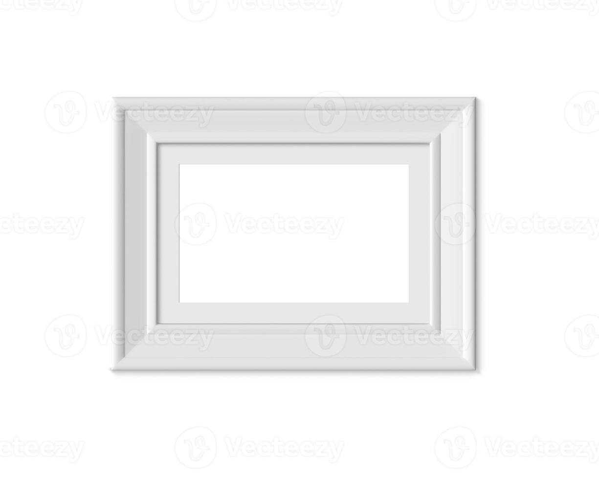 2x3 A4 Horizontal Landscape picture frame mockup. photo