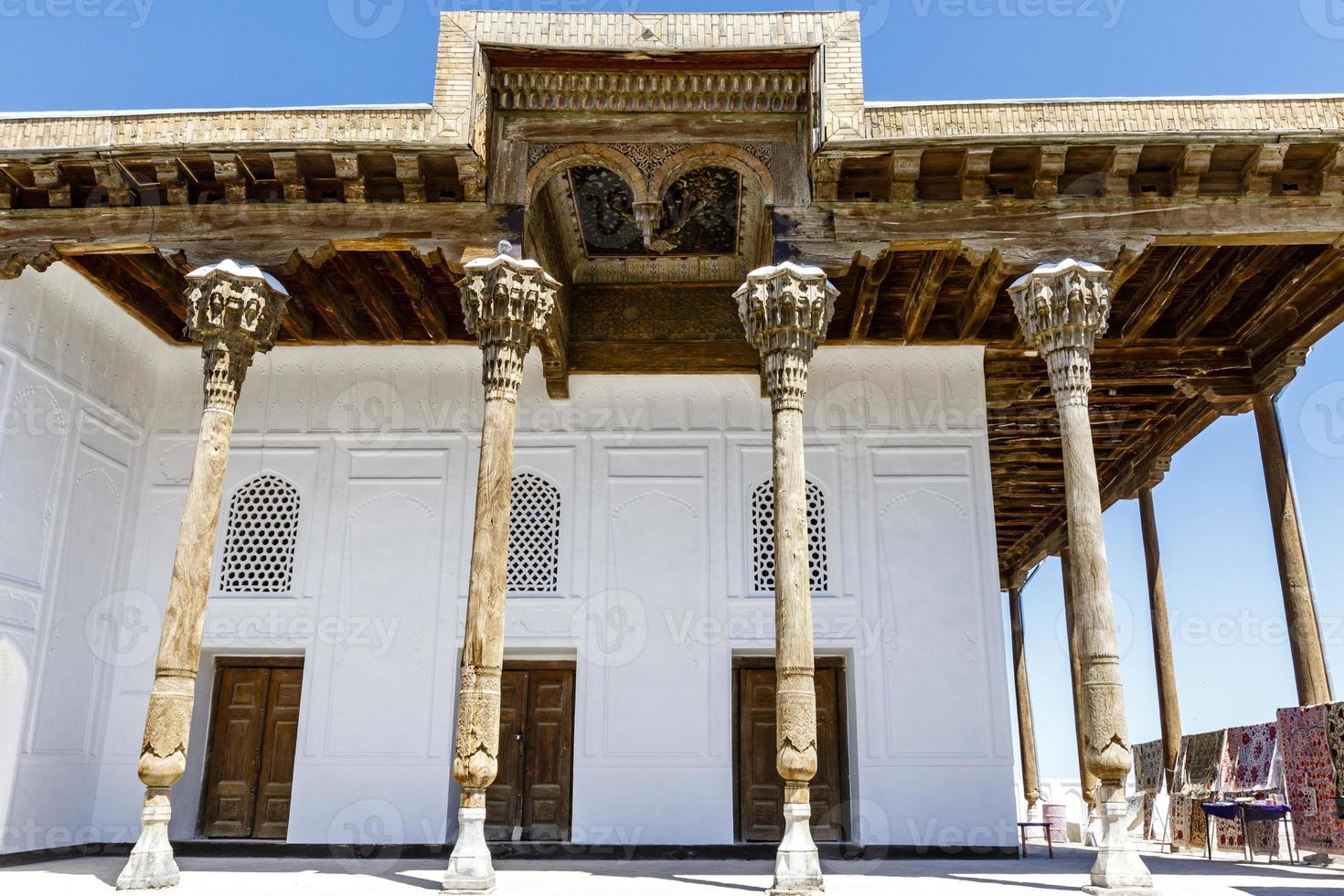 la mezquita juma dentro de la fortaleza. el arca. Bujará. uzbekistán, asia central foto