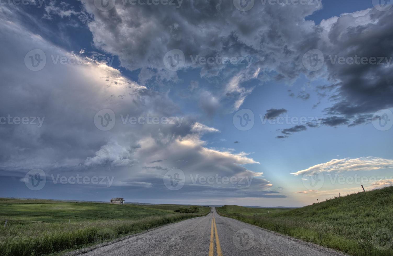 Prairie Road and School House photo