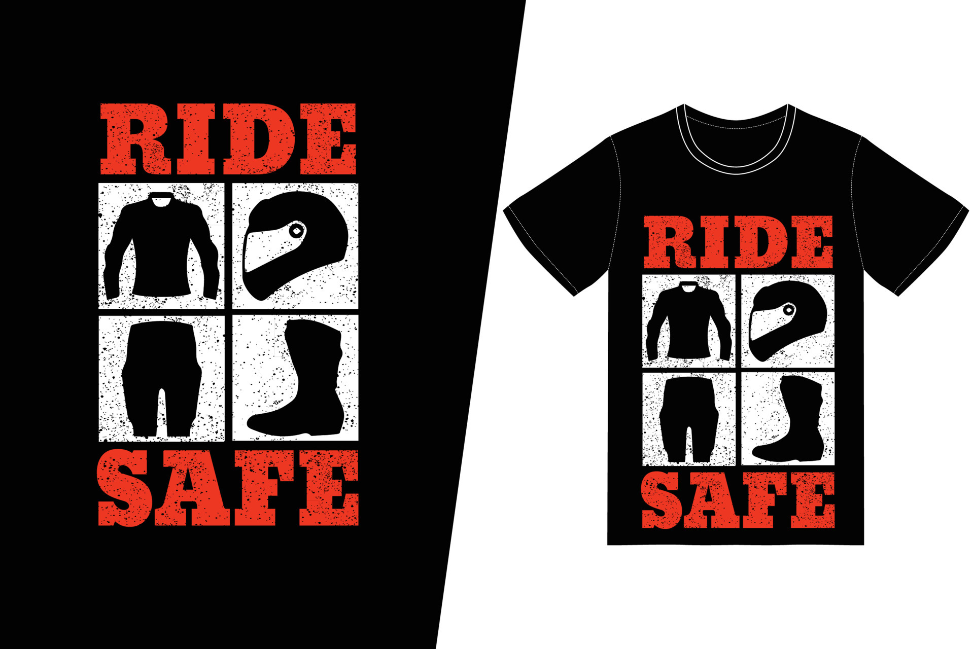 Ride Safe tshirt design. Motorcycle tshirt design vector. For tshirt