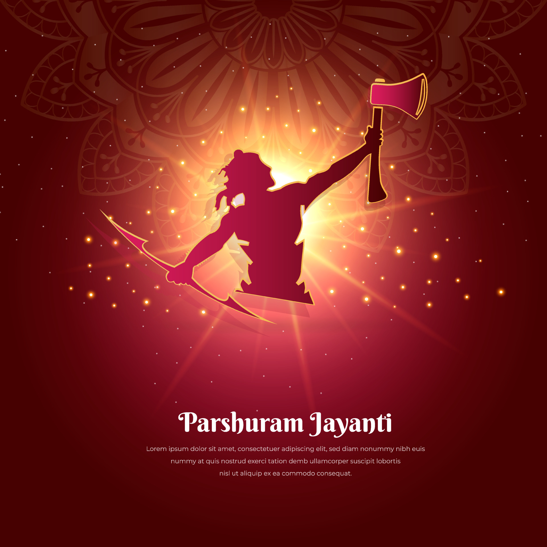Happy Parshuram Jayanti design background with sparkling light shine.  Elegant Parshuram Jayanti festival design background. 6470282 Vector Art at  Vecteezy