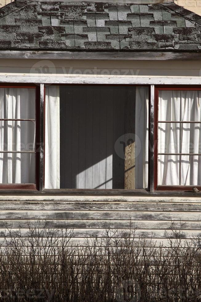 casa de campo abandonada en saskatchewan foto