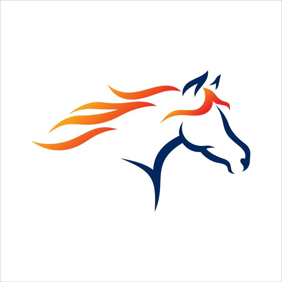 Horse Logo Design Vector Template