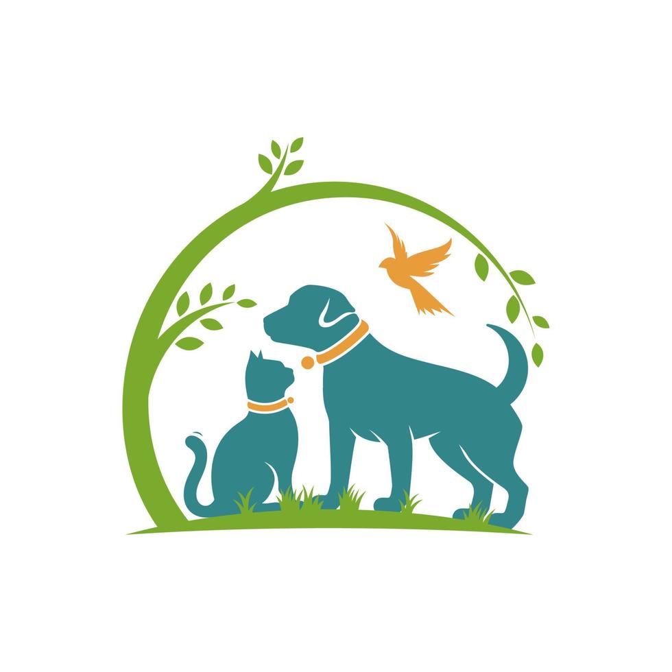 plantilla de vector de logotipo de mascota animal