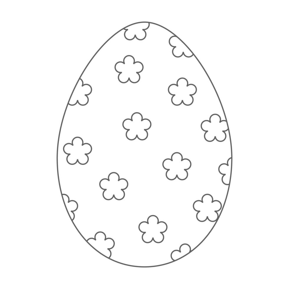 garabatear huevo de pascua. dibujar huevos para tarjetas, logos, vacaciones. feliz pascua dibujado a mano aislado sobre fondo blanco. conjunto de vectores de huevos de pascua en estilo de fideos. ilustración dibujada a mano