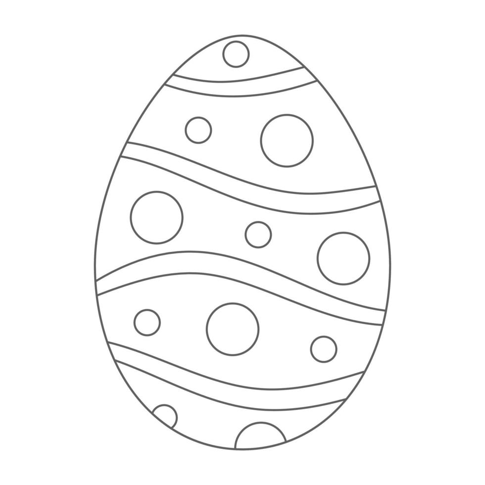 garabatear huevo de pascua. dibujar huevos para tarjetas, logos, vacaciones. feliz pascua dibujado a mano aislado sobre fondo blanco. conjunto de vectores de huevos de pascua en estilo de fideos. ilustración dibujada a mano