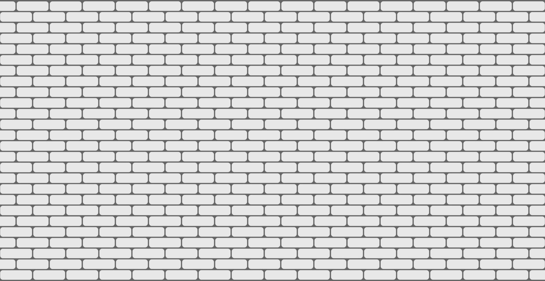 Panoramic background light texture smooth brickwork - Vector