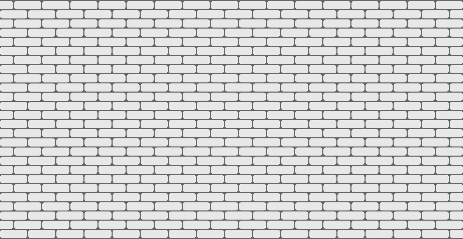 Panoramic background light texture smooth brickwork - Vector