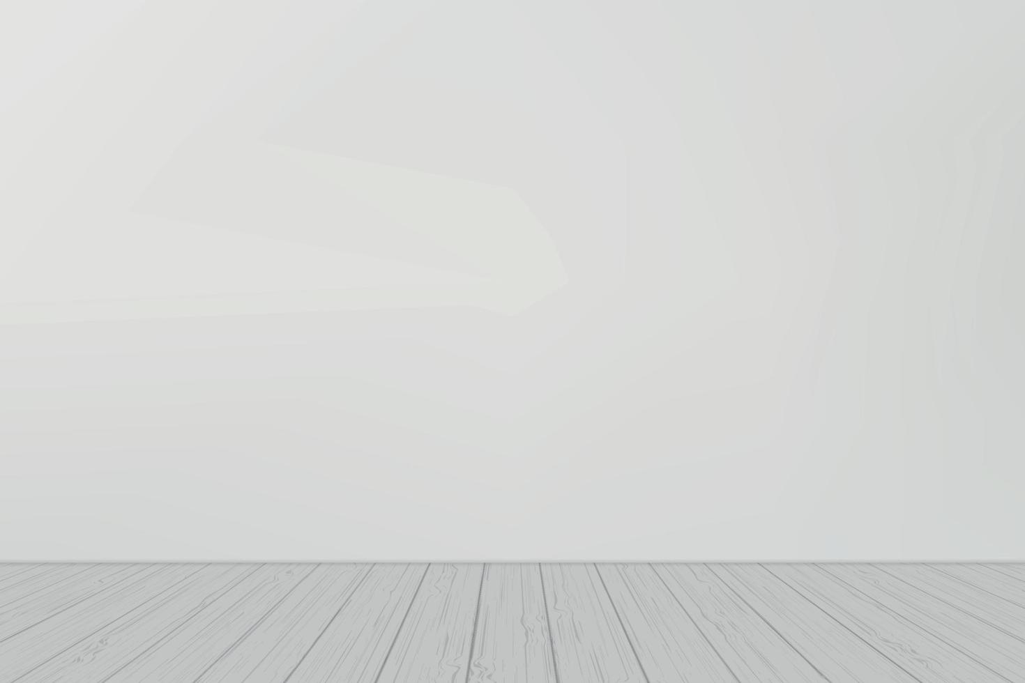 studio room with wooden floor Template for your design vector