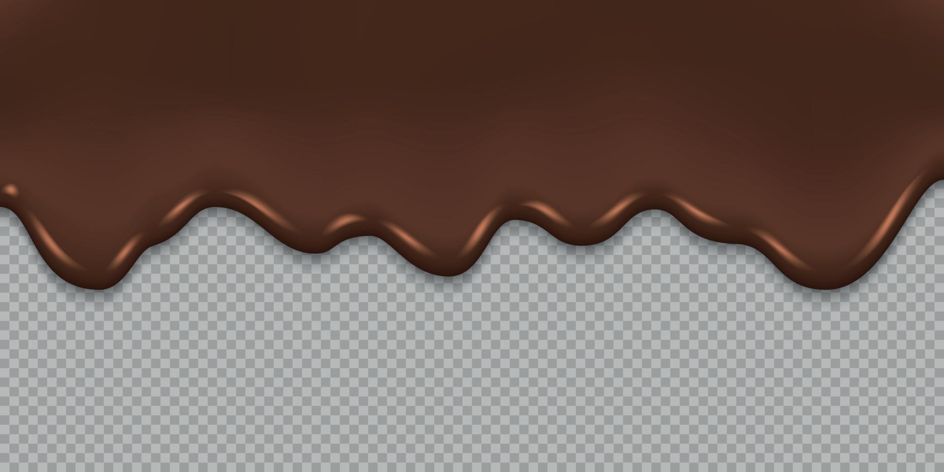 plantilla de fondo de chocolate derretido que gotea para su diseño vector