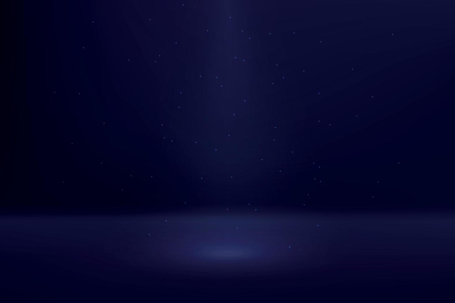 Empty dark blue color studio room Template for your design vector