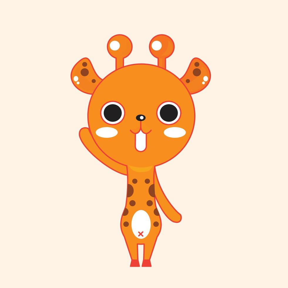 Set of cute animal character Vector