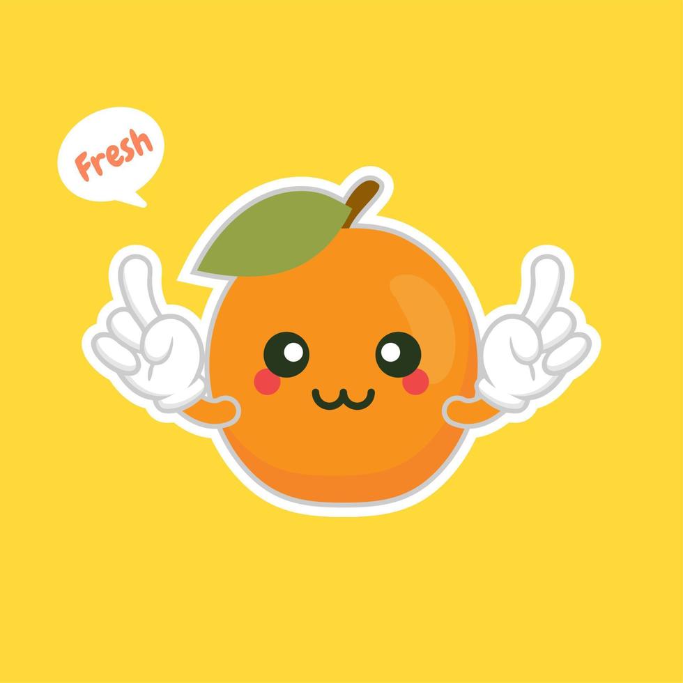 apricot fruits emotion, emoji characters for healthy food design.Colorful friendly apricot fruit. Cute funny personage. Flat design. For children product. vector