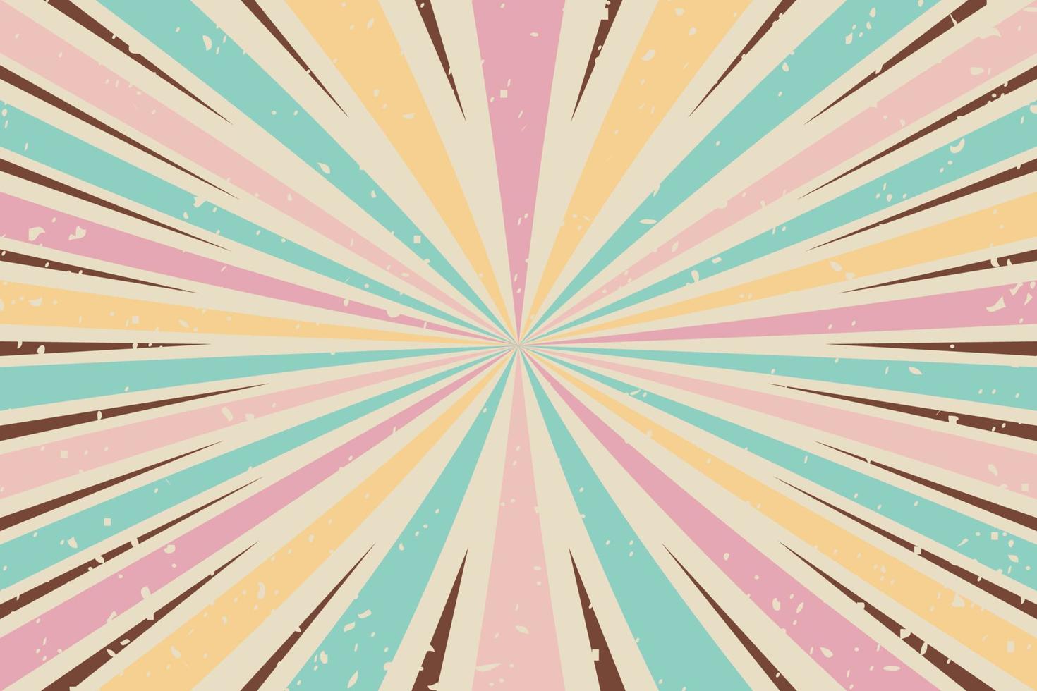 Fondo de estilo retro colorido comic vector