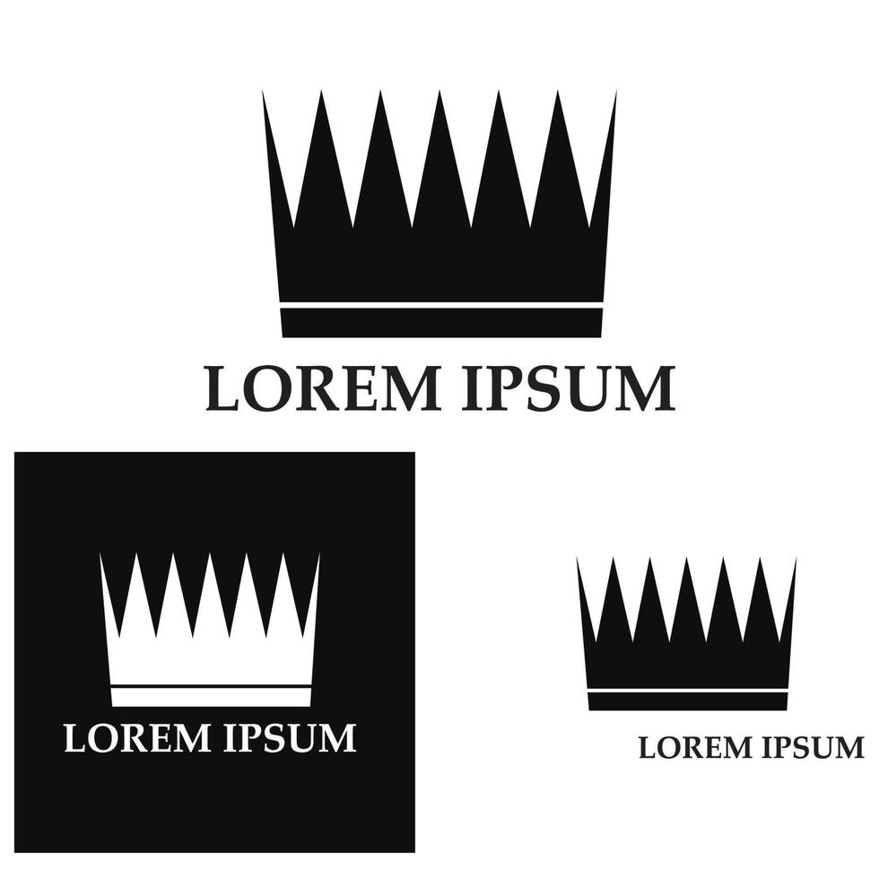 Set of crown icons. Collection of crown awards for winners  champions  leadership. Vector isolated elements for logo  label  game  hotel  an app design. Royal king  queen  princess crown.