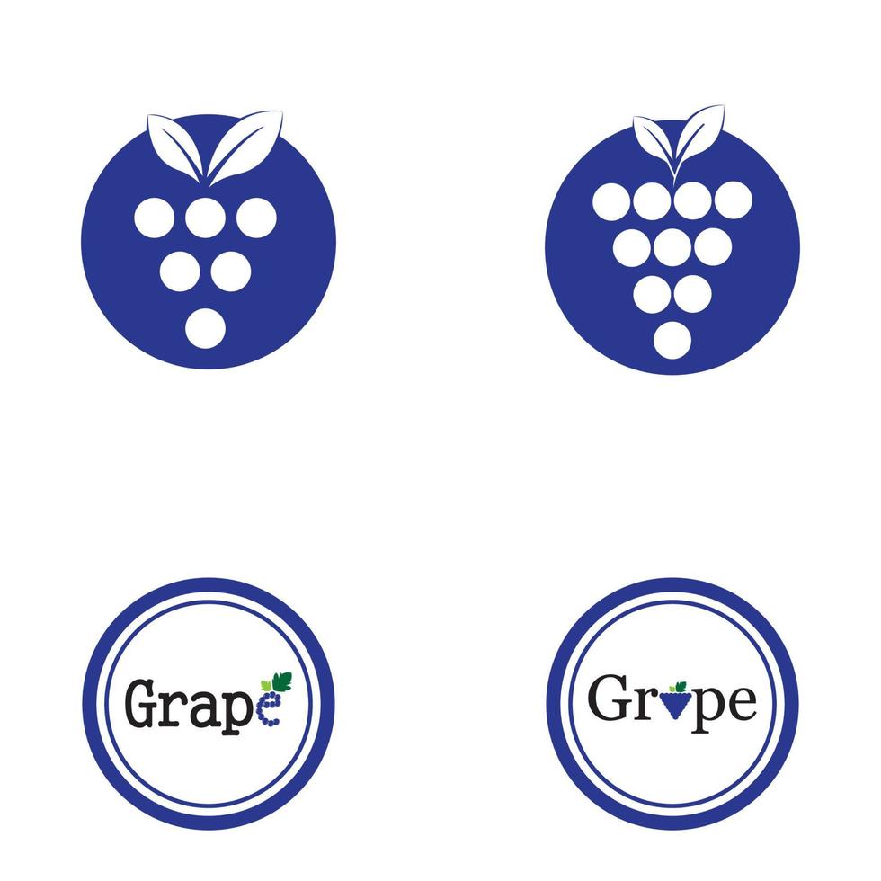 Grapes vector icon illustration design background