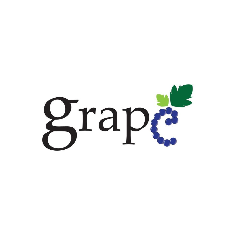 Grapes vector icon illustration design background
