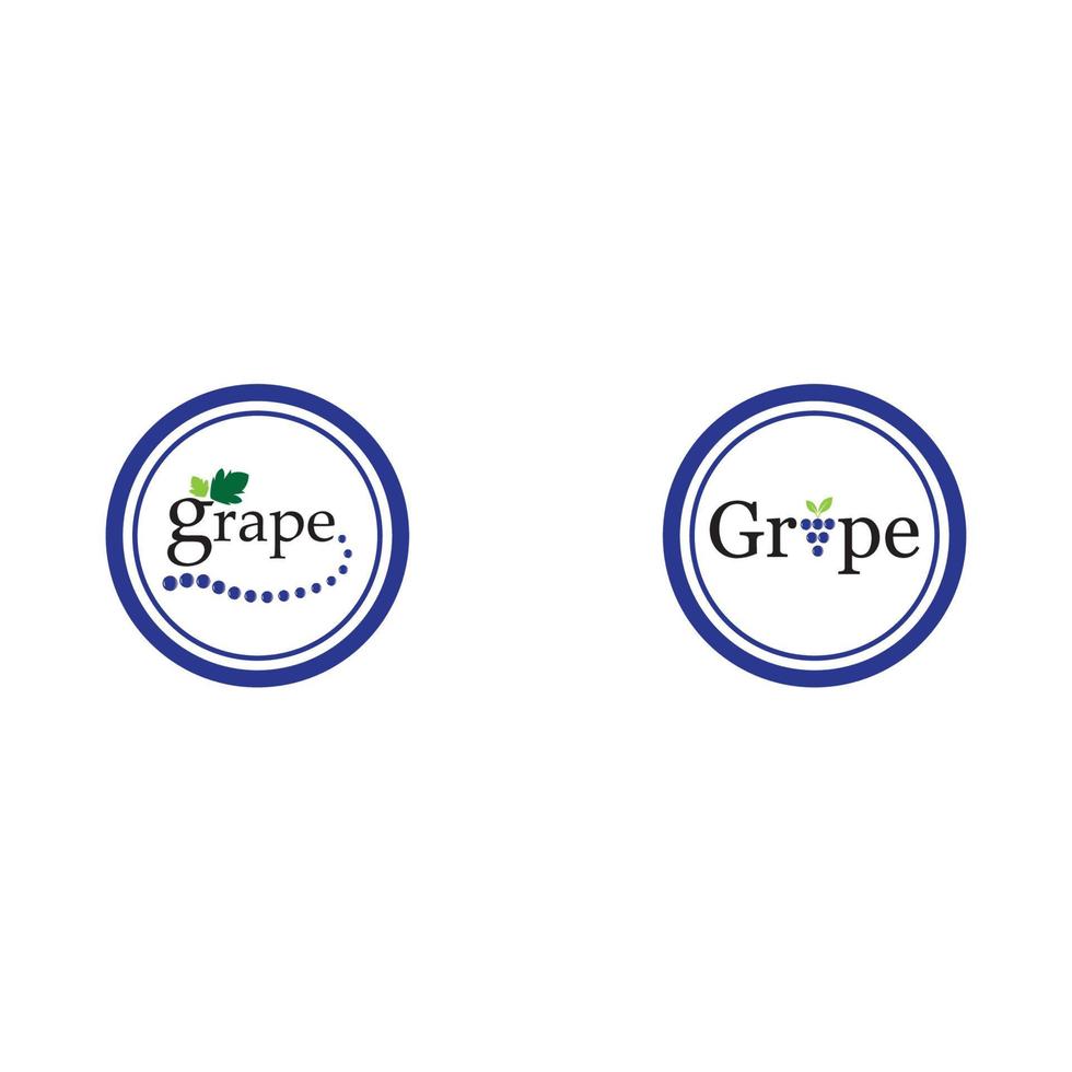 Grapes vector icon illustration design background