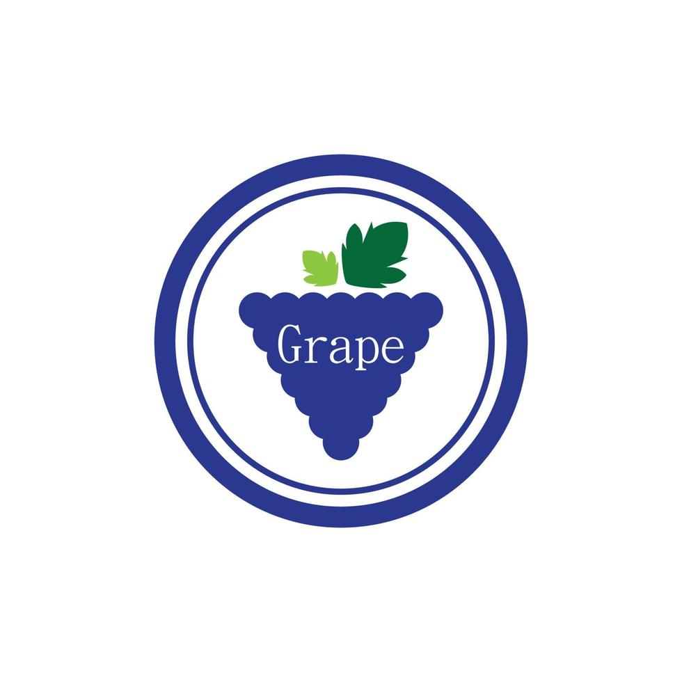 Grapes vector icon illustration design background