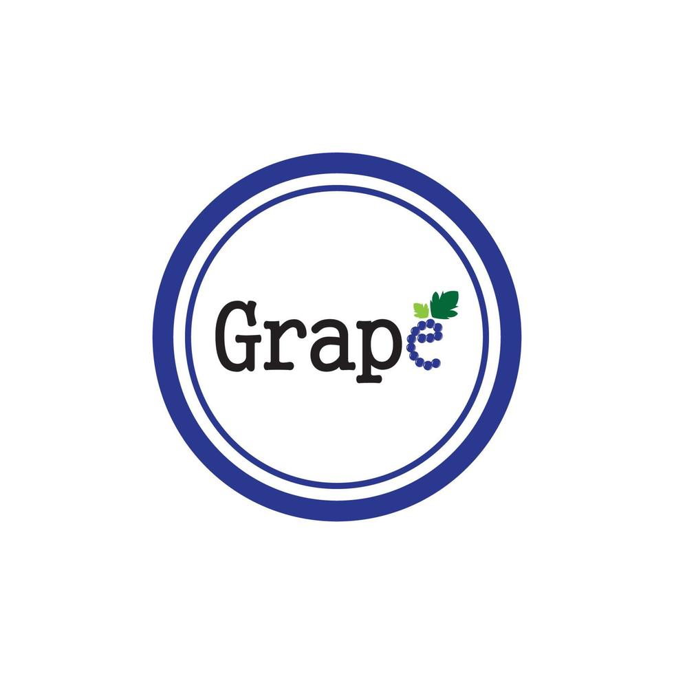 Grapes vector icon illustration design background