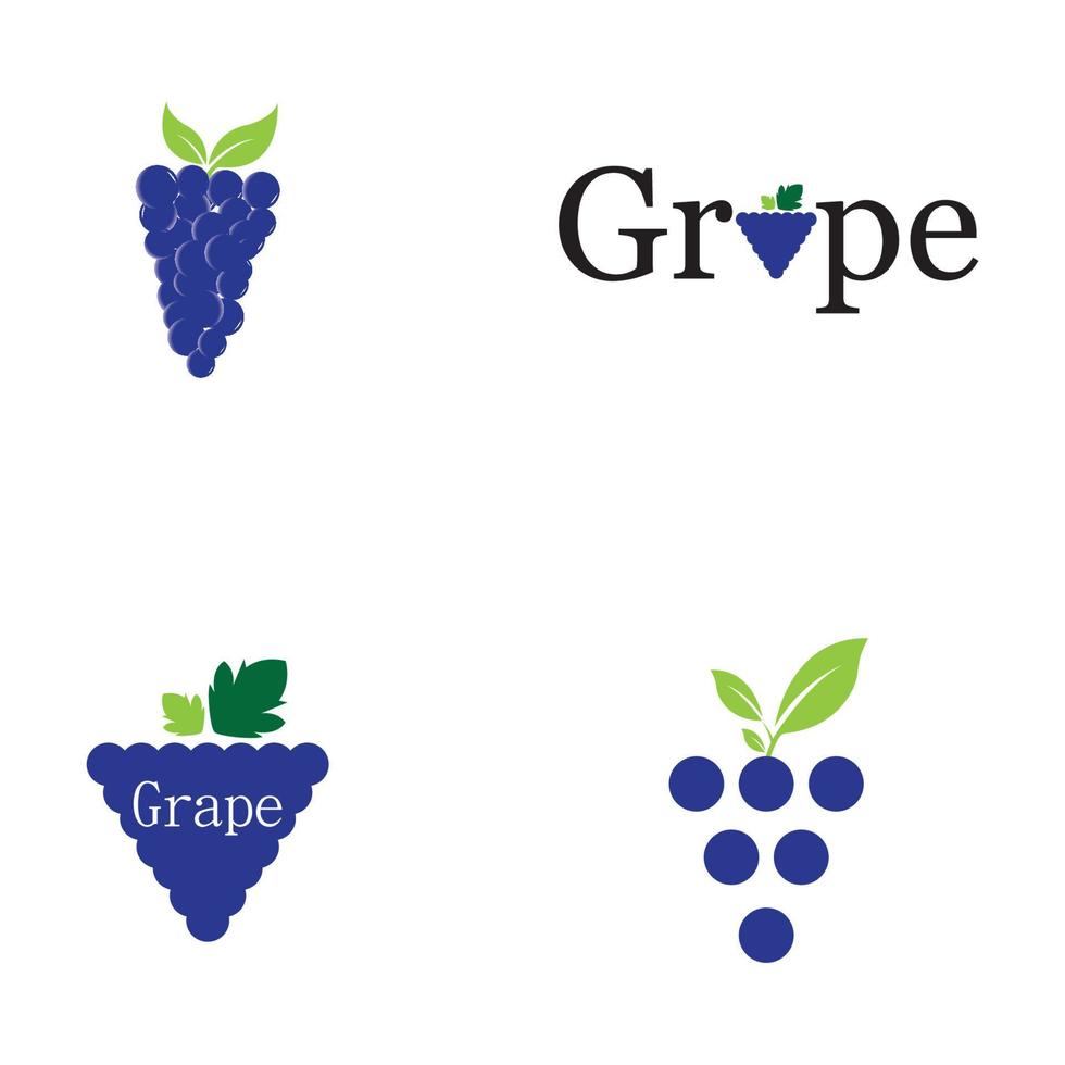 Grapes vector icon illustration design background