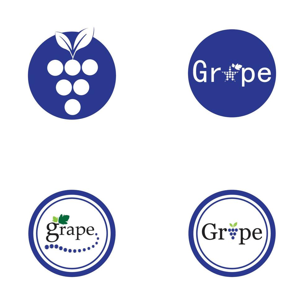 Grapes vector icon illustration design background