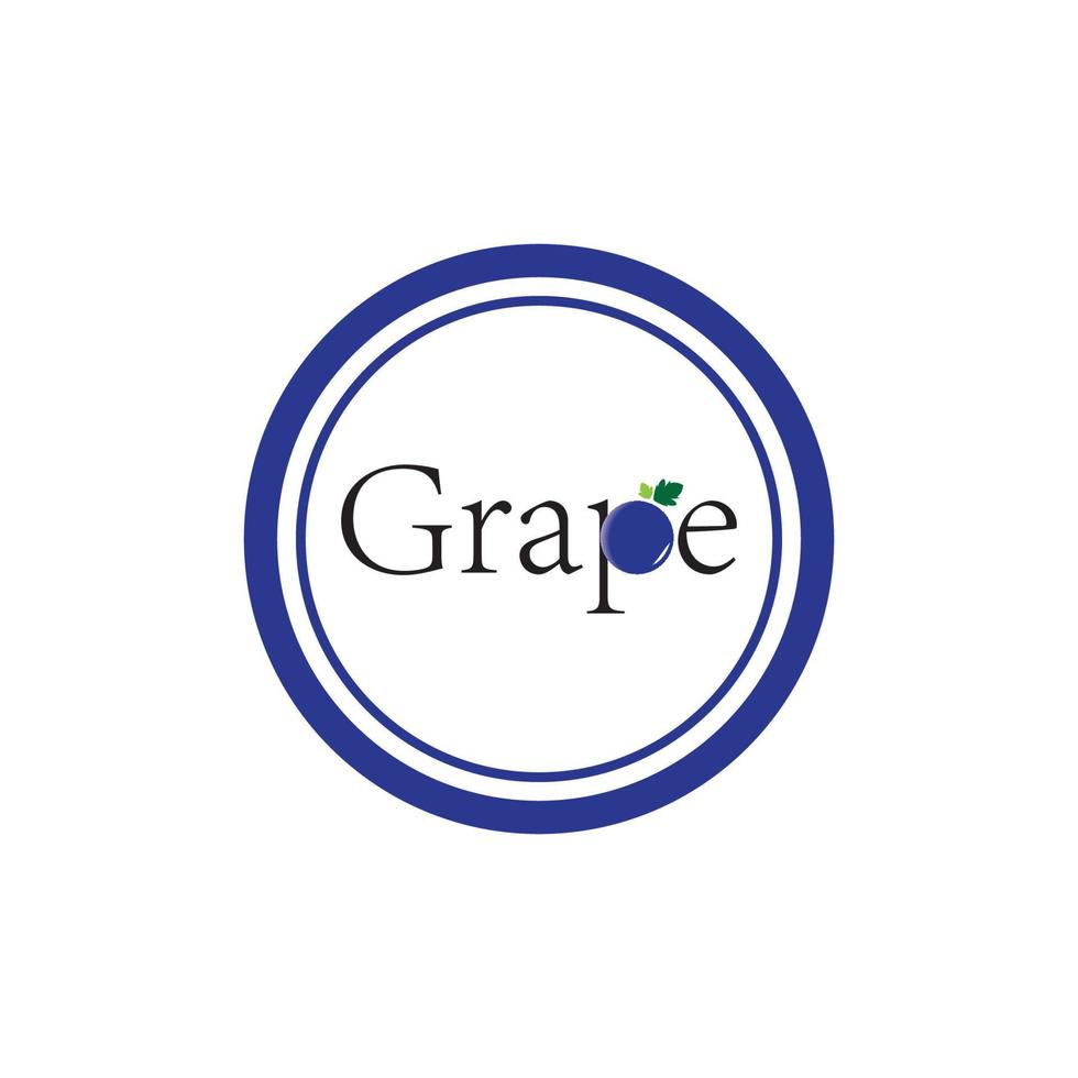 Grapes vector icon illustration design background