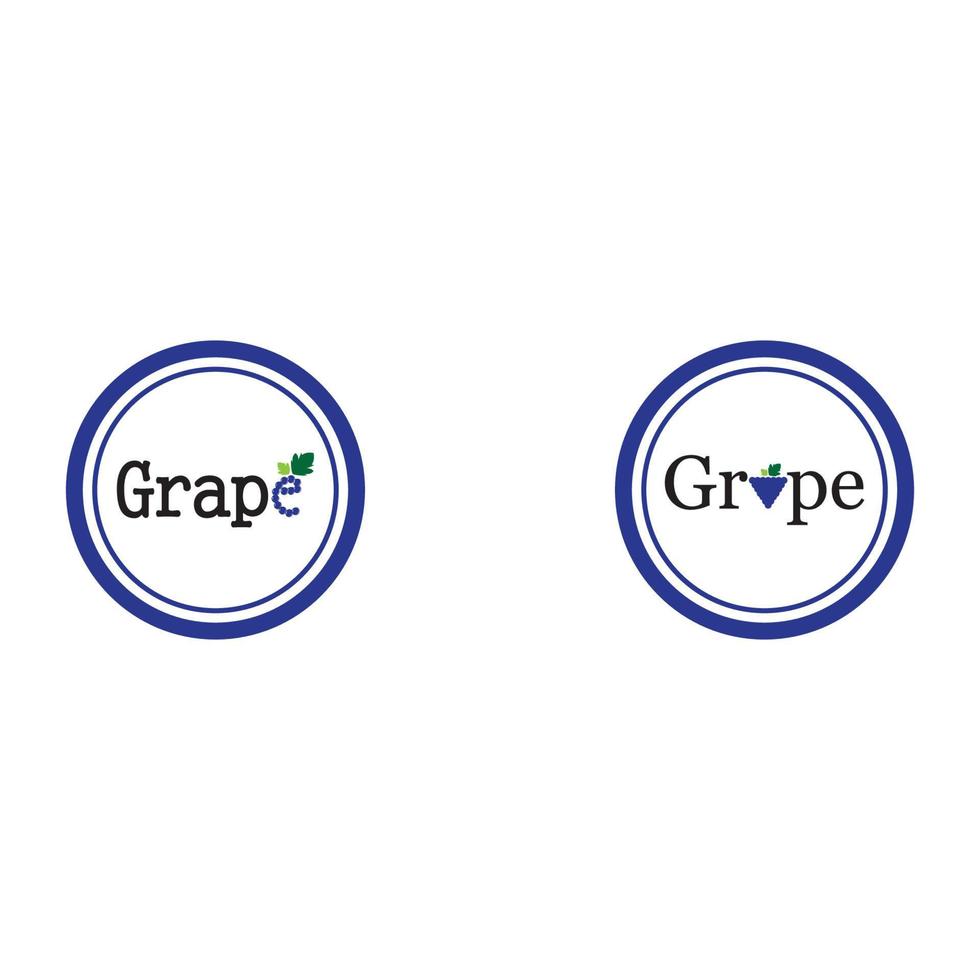 Grapes vector icon illustration design background