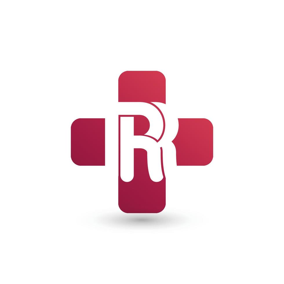 Double RR logo. The design consists of just one continuous line that ties itself into an RR shape. Simple, elegant and very branded. vector