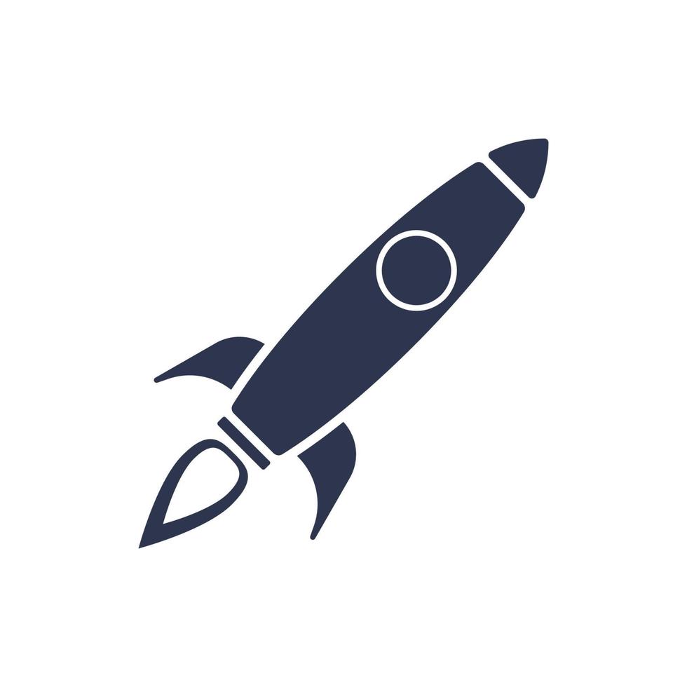 vector de icono de ilustración de cohete. plantillas para múltiples usos