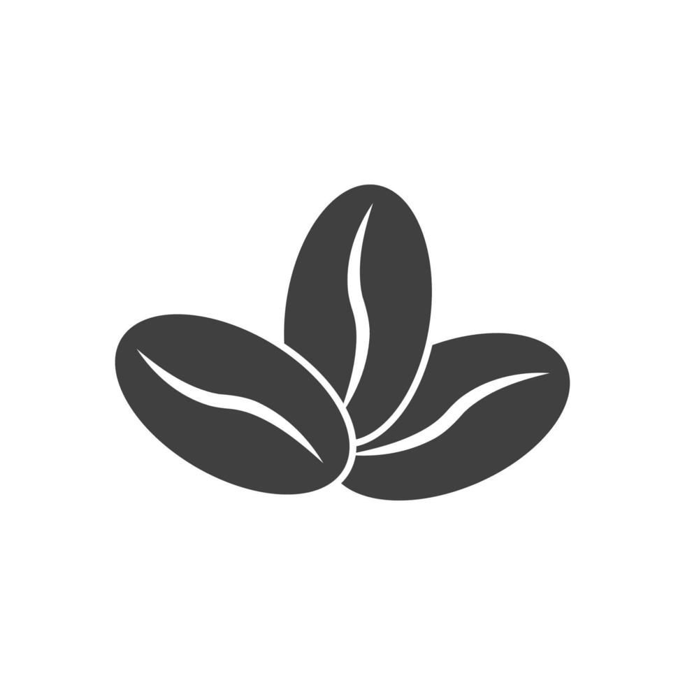 vector de icono de grano de café. plantillas para logotipos, negocios, íconos y cualquier otro propósito