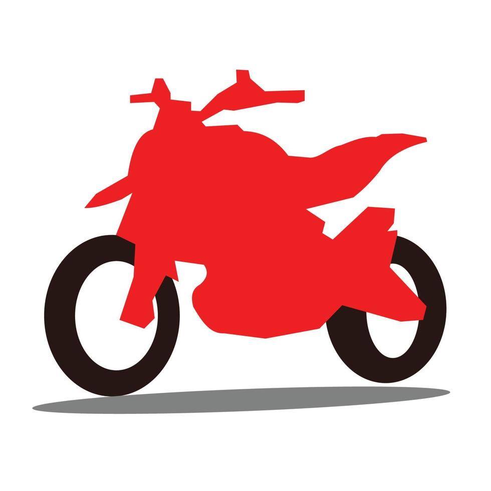 motorcycle silhouette vector design