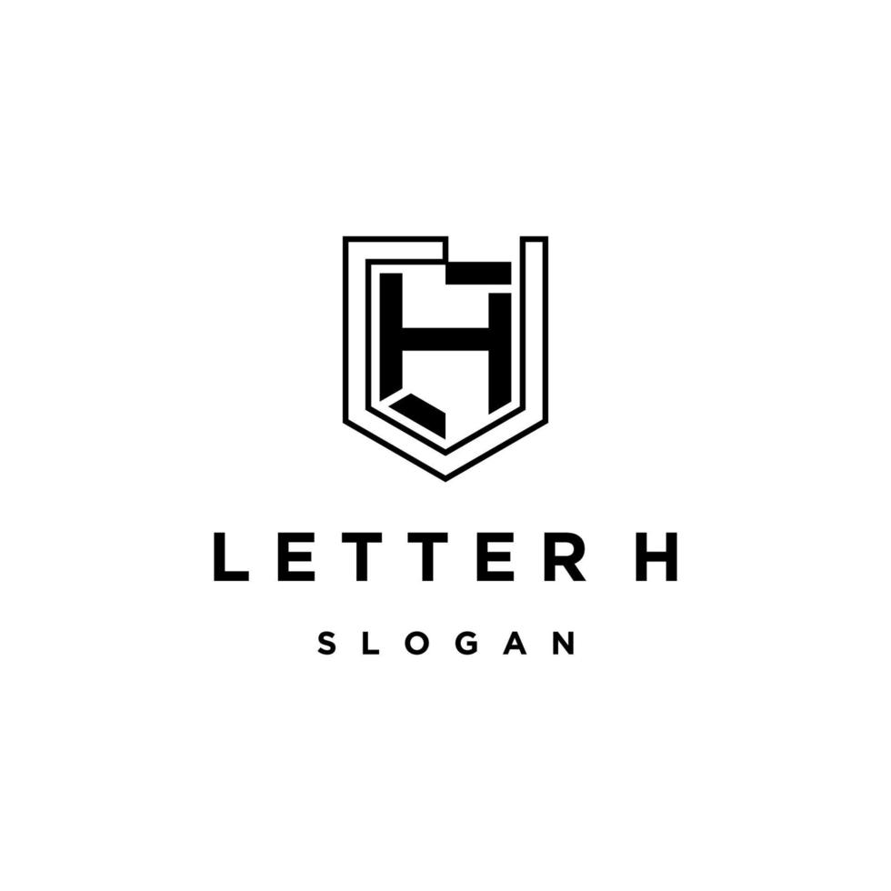 Letter h logo icon design template vector