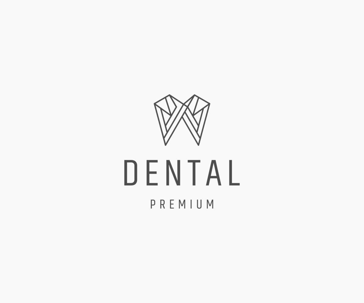 Dental logo icon design template vector