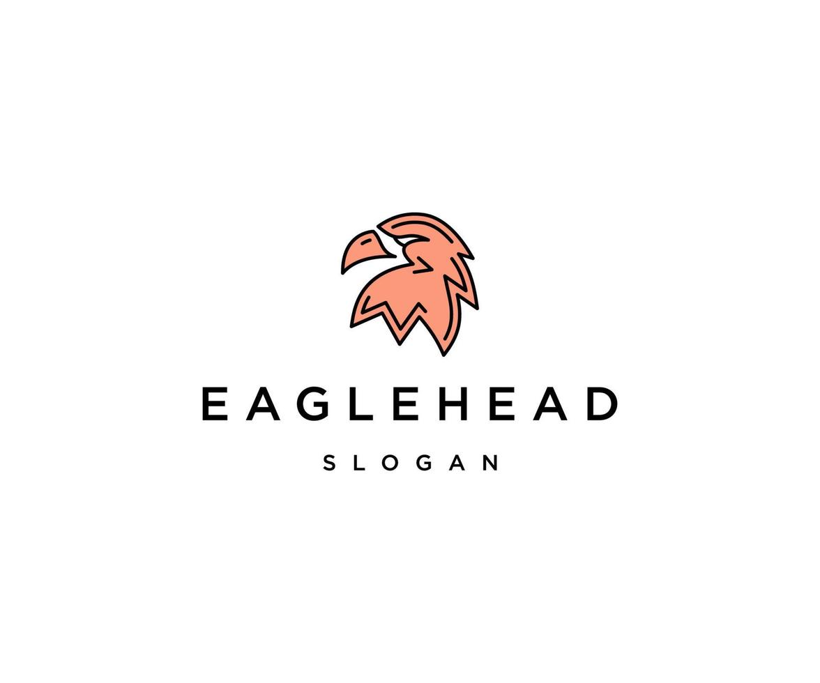 Eagle head logo icon design template vector