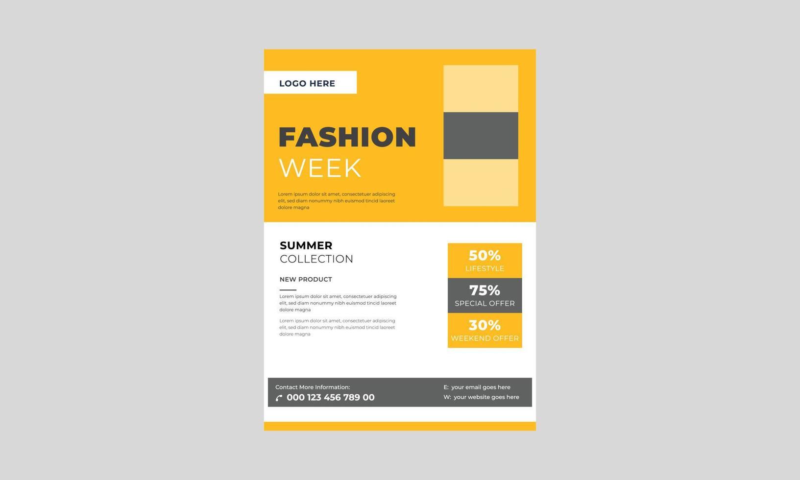 Fashion Show Flyer Template design, Creative Shiny Flyer, Vector stylish Banner, Party Poster and Flyer, Template for Fashion Show