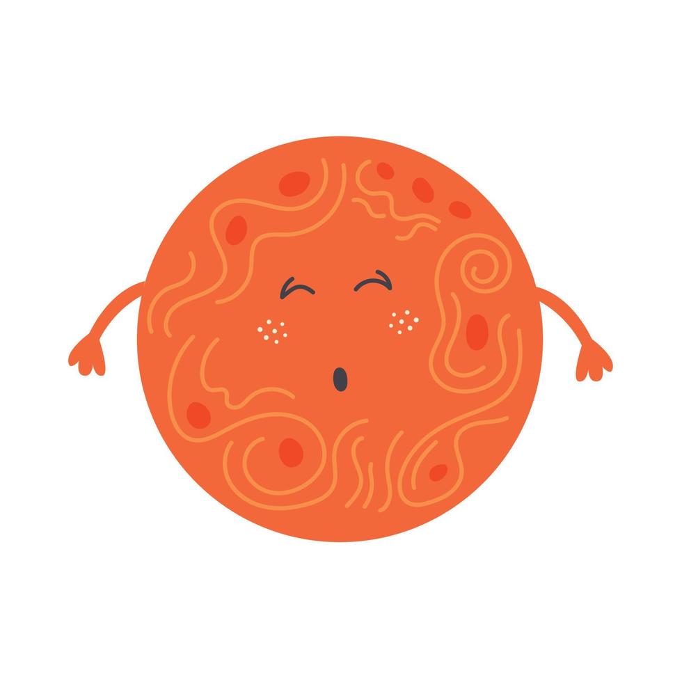 Planet solar system Mars vector