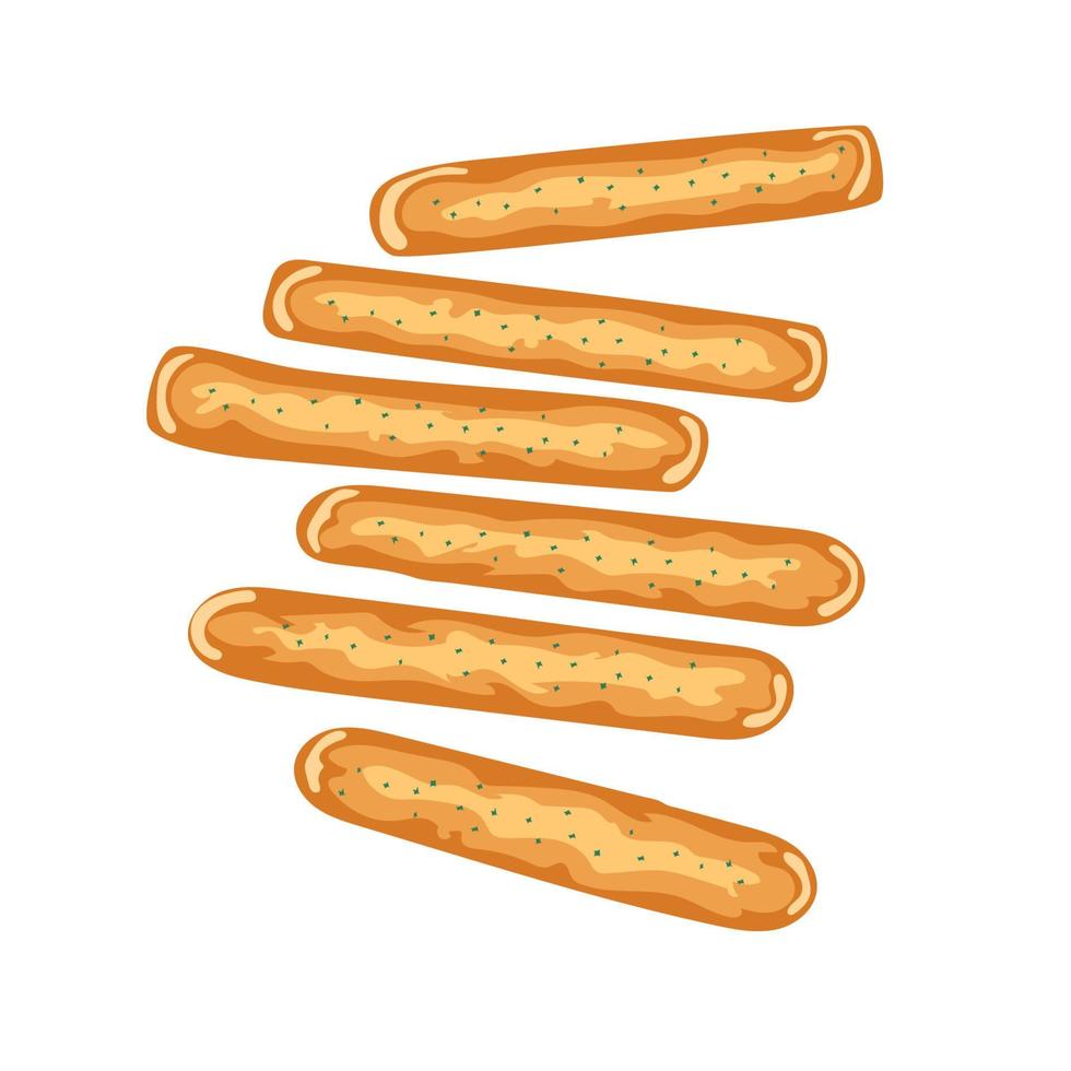 Regular bread sticks vector