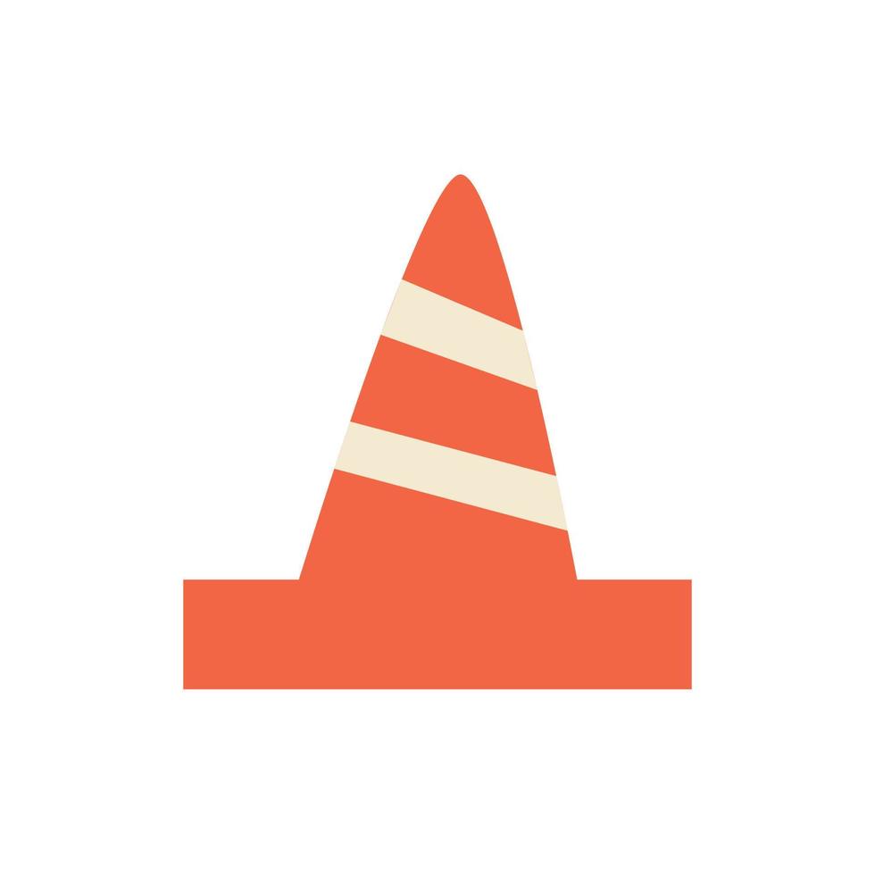 Vector traffic cone