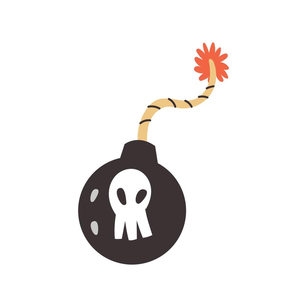 Pirate fuse bomb vector