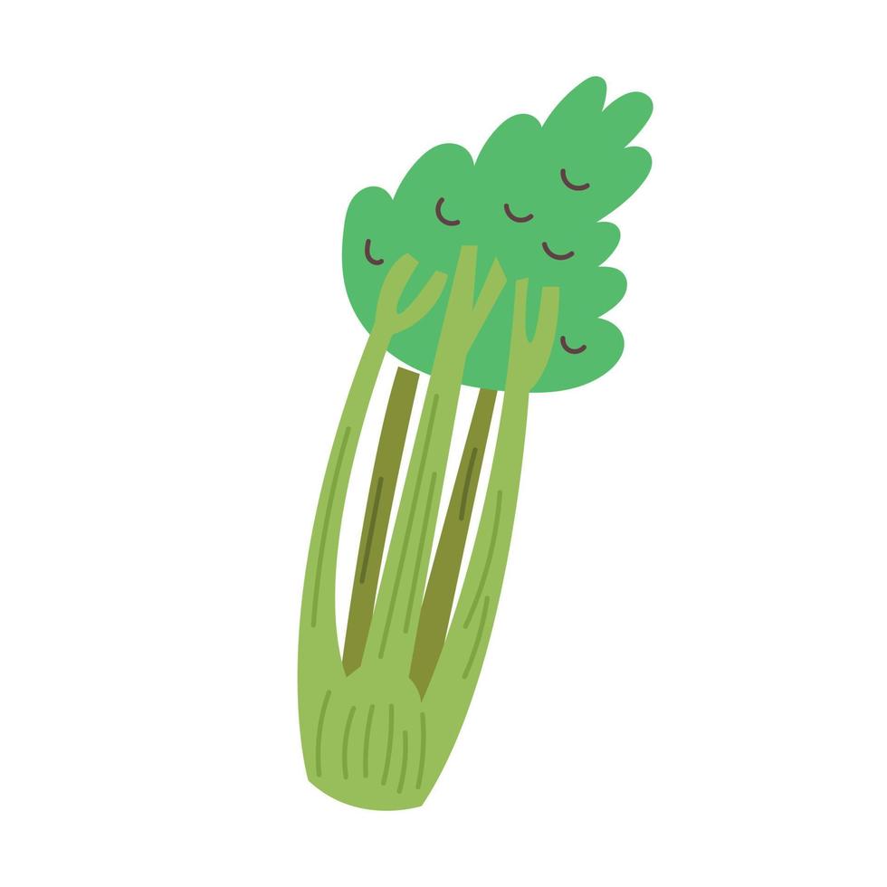 Vector green celery