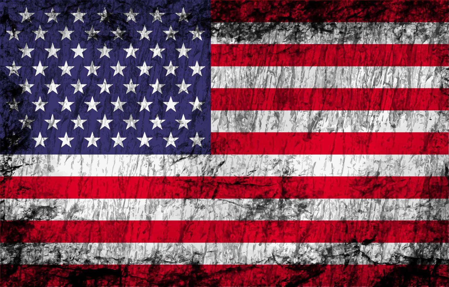 Black Distressed American Flag 6478853 Vector Art At Vecteezy