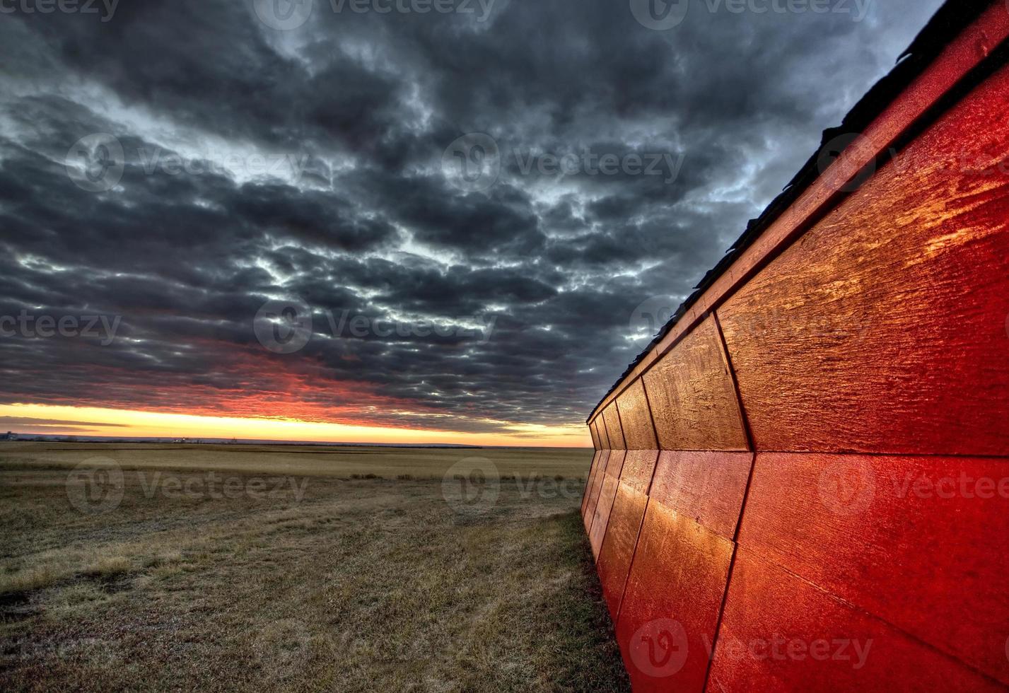 Sunset Saskatchewan Canada photo