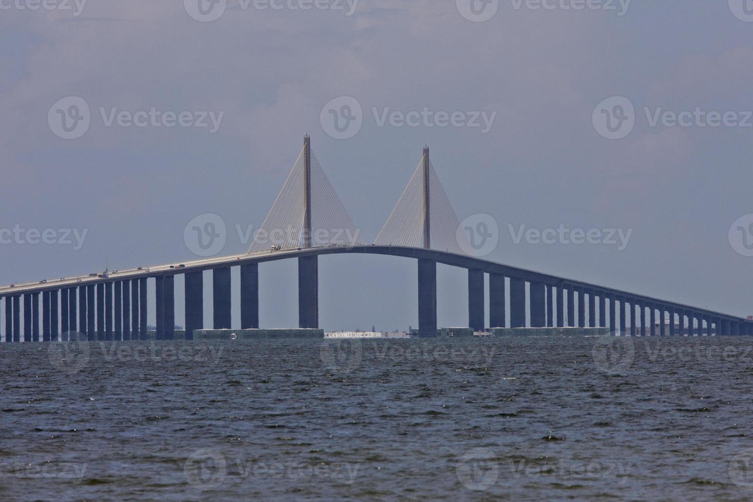 Sunshine Skyway Bridge Tampa Bay Florida photo