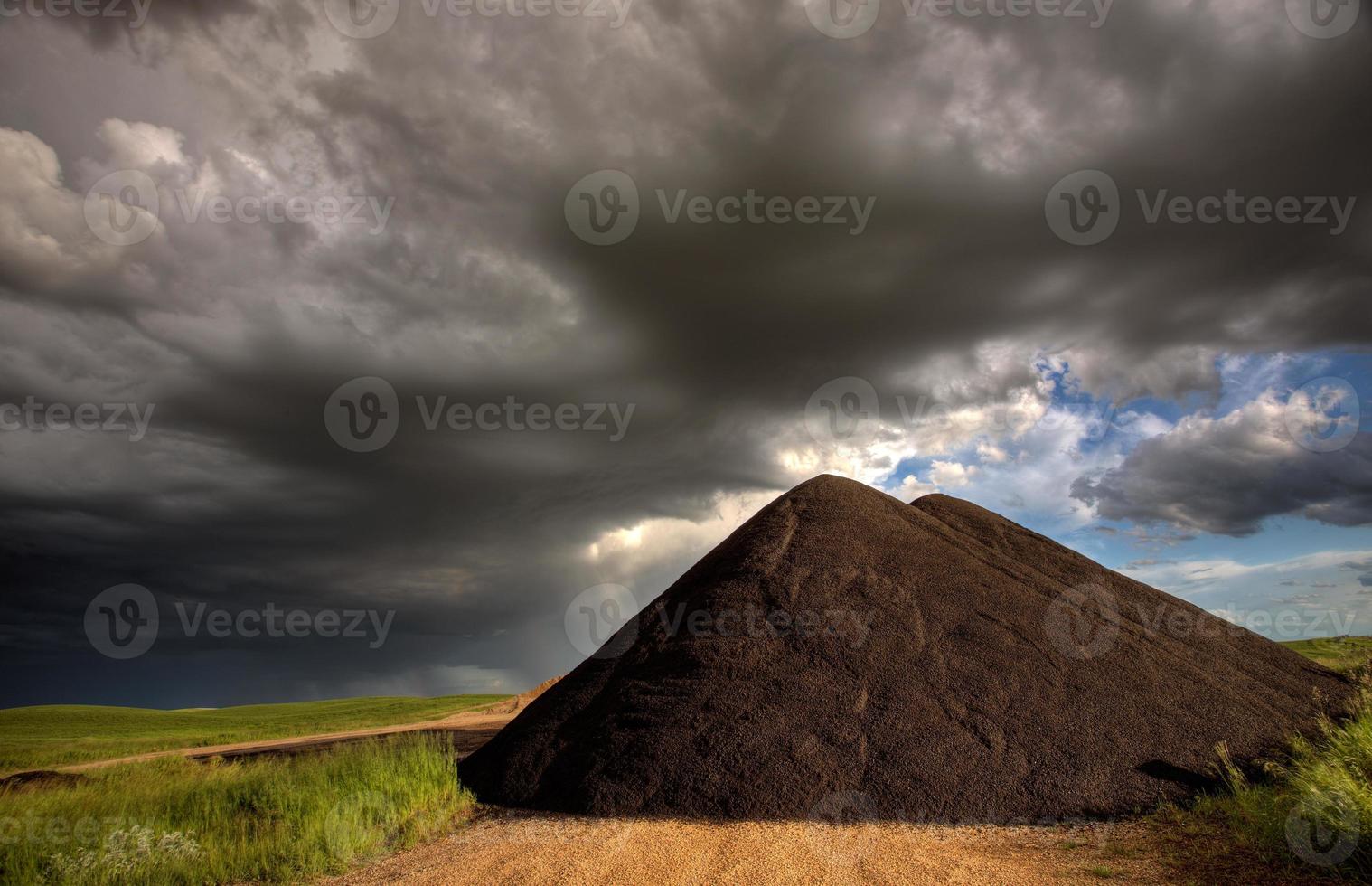 Storm Clouds Prairie Sky Saskatchewan photo