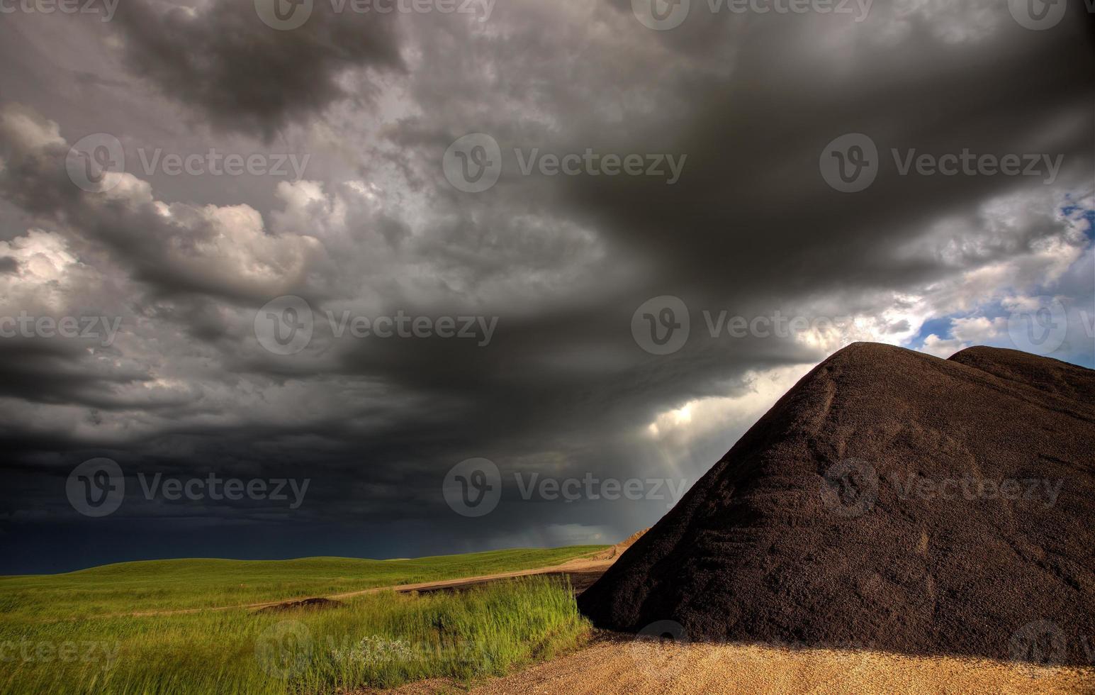 tormenta nubes pradera cielo saskatchewan foto