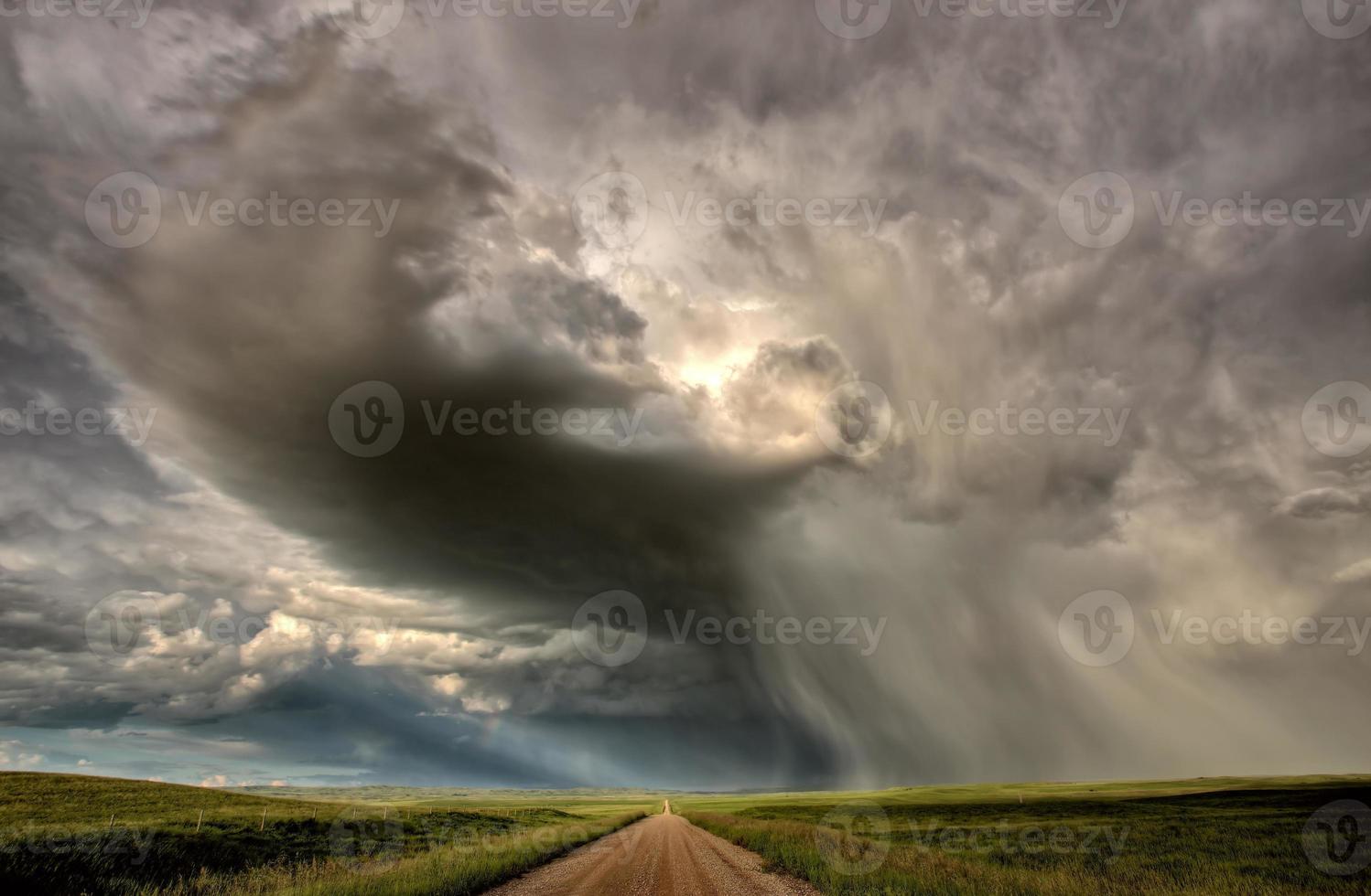 Storm Clouds Prairie Sky Saskatchewan photo