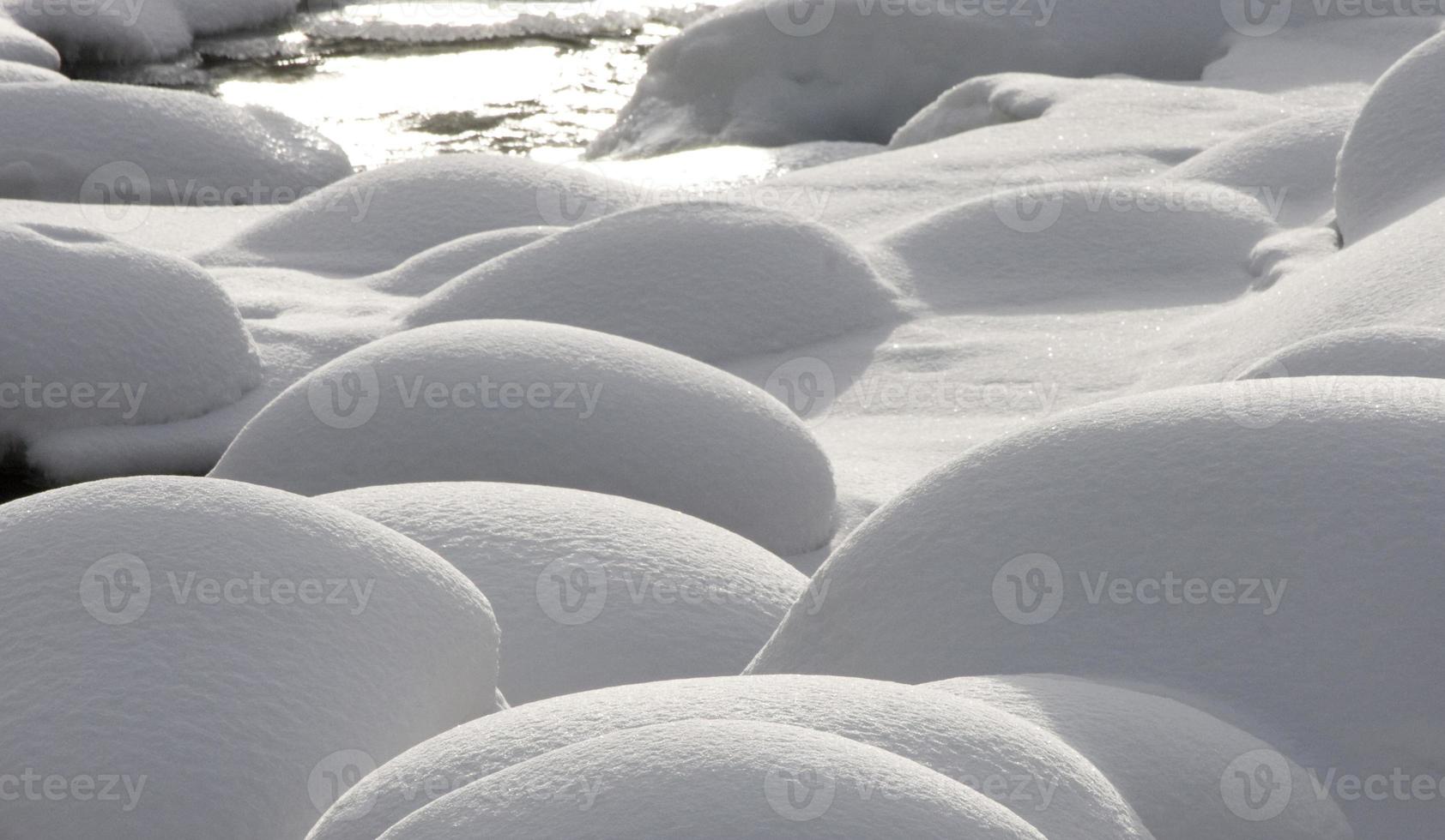 Yellowstone Park Wyoming Winter Snow soda butte creek photo