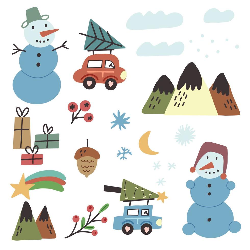 Christmas Elements Set vector